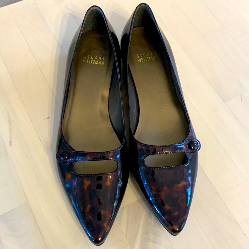 Stuart Weitzman tortoiseshell flats